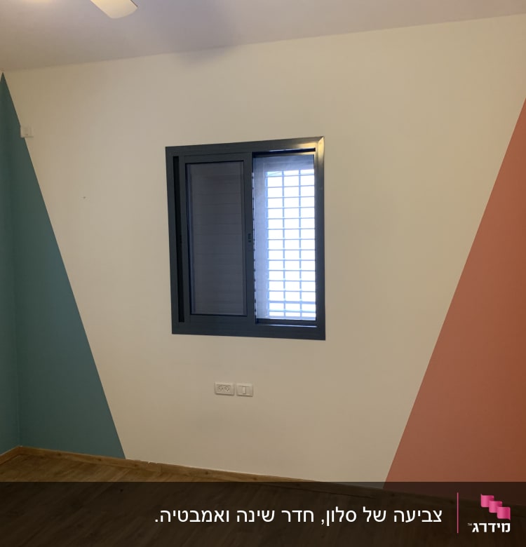 צביעה של סלון, חדר שינה ואמבטיה.